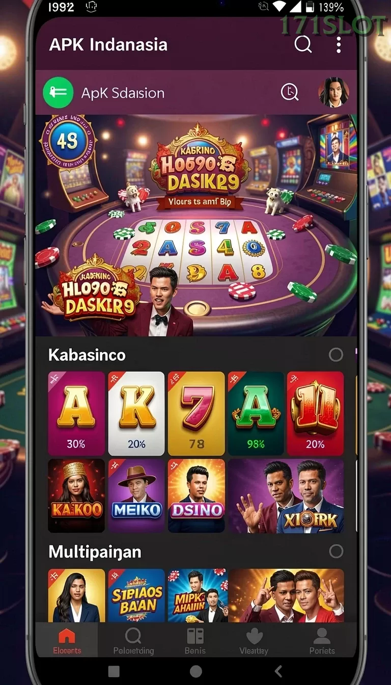 Cuplikan layar JKT303 — menu navigasi