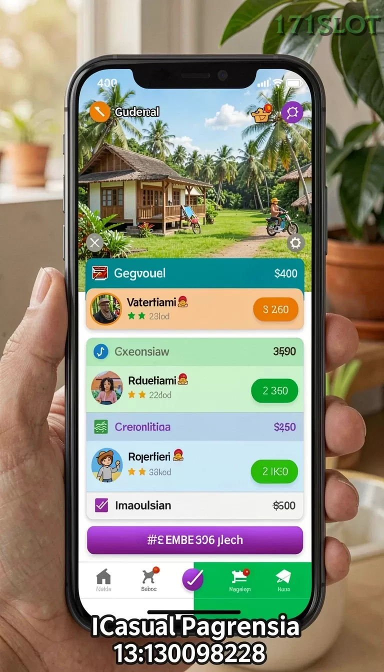 Cuplikan layar MANCINGDUIT — menu navigasi